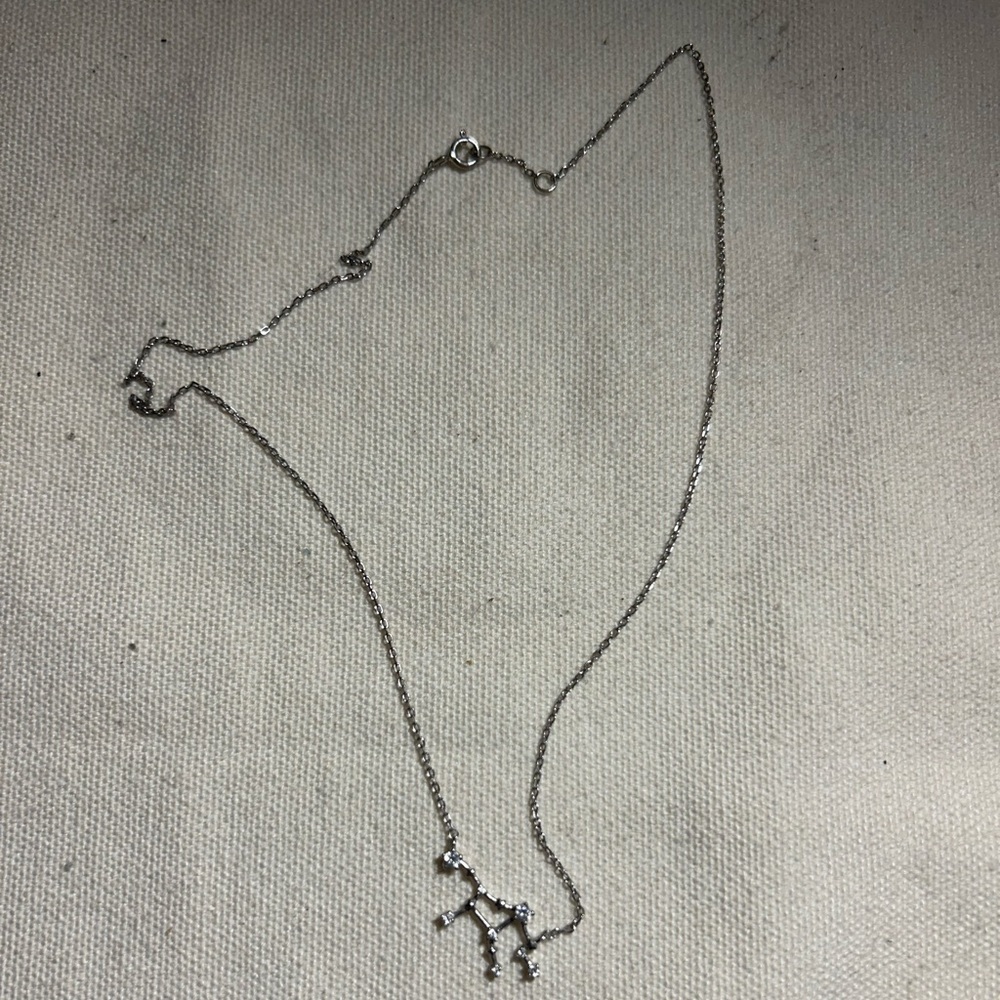 Virgo constellation necklace